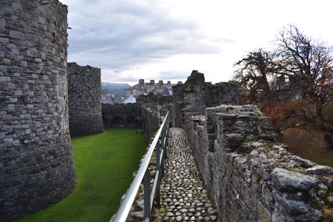 Beaumaris Castle ramparts